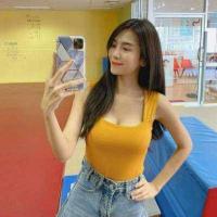 ราคา SpinnyHouse เสื้อคอเหลี่ยม ผ้า2ชั้น เสื้อคอเหลี่ยม เสื้อกล้ามเรย่อน เสื้อ กล้ามเรย่อน 192 M202A (8454884589)