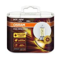 ราคา OSRAM หลอดไฟหน้า หลอดไฟตัดหมอก รุ่น FOG BREAKER แสงเหลือง สบายตา เห็นชัดกว่า กดเลือก ขั้ว H1 H4 H7 H11 HB3 9005 HB4 9006 2หลอด (12652317951)