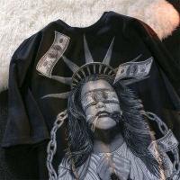 ราคา EF เสื้อยืดผู้ชาย2022 เสื้อยืด oversize เสื้อวินเทจ เสื้อโอเวอไซร์ เสื้อยืดแฟชั่น เสื้อทรงเอ เสื้อชาย เสื้อเกาหลี เสื้อวินเทจยุค90 22090306 (16150152580)