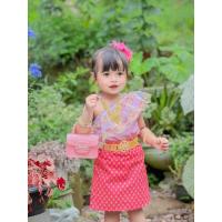 ราคา ชุดไทยเด็กพร้อมส่ง ชุดไทยเด็กผู้หญิง ชุดไทยประยุกต์ (16334862702)