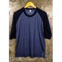 ราคา เสื้อแขนสามส่วน เสื้อแขนสามส่วนวินเทจ เสื้อไหล่สโลป เสื้อยืด เสื้อยืดวินเทจ หลากสี รหัสสินค้าT 3 4 (6213822677)