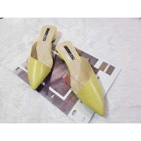 ราคา รองเท้าเปิดส้นหัวแหลม ส้นกลม สูง 1 นิ้ว (9561841074)