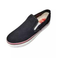 ราคา Mashare K1 รองเท้าผ้าใบสวมแฟชั่น ยีนส์ดำ ยีนส์กรม ลายหมากรุกดำขาว มาแชร์ สลิปออน slip on ผ้าใบทรงvans ทรงแวน leo ASI รองเท้าผ้าใบแฟชั่น ลายตาราง (7804826395)