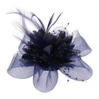 ราคา ดอกไม้ผู้หญิงลูกปัดขนนกตาข่าย Corsage คลิป Fascinator มงกุฏประดับผมเจ้าสาว (9642727996)