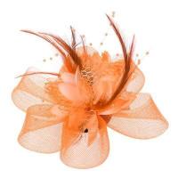 ราคา ดอกไม้ผู้หญิงลูกปัดขนนกตาข่าย Corsage คลิป Fascinator มงกุฏประดับผมเจ้าสาว (9642727999)