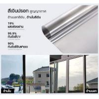 ราคา ราคาต่อเมตร ฟิล์มกรองแสง ฟิล์มติดกระจก มีปรอท ไม่มีปรอท กันร้อน กันUV99 (17191033205)
