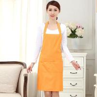 ราคา ผ้ากันเปื้อนสีพื้นของผู้ชายผู้หญิง เดรสกันเปื้อนแขนกุดมีกระเป๋ากันน้ำมันสำหรับทำอาหารห้องครัวร้านอาหาร (8129527428)