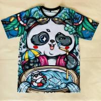 ราคา เสื้อยืดลายหมีแพนด้าคลายร้อนลายใหม่ (13804278643)