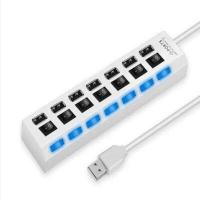 ราคา looklikeshop USB HUB 2 0 3 0 มี 4 Port 7 Port USB Switch Hi Speed ON OFF 2 0 High Speed (10809430865)