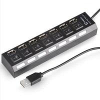 ราคา looklikeshop USB HUB 2 0 3 0 มี 4 Port 7 Port USB Switch Hi Speed ON OFF 2 0 High Speed (10809430866)