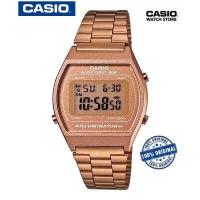ราคา นาฬิกา Casio ประกัน CMG 1 ปี นาฬิกาข้อมือผู้หญิง B640WC 5ADF สายสแตนเลสเคลือบทอง (10437409191)