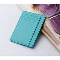ราคา ซองหนัง กระเป๋าบัตร ซองบัตร Card Holder Mini Wallet หนังวัวแท้ Saffiano S5 58 (14195360424)