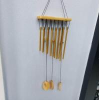 ราคา โมบายลม กระดิ่งลม กระดิ่งแท่งสีเงินและสีทอง แขวนตกแต่งบ้าน ที่ทำงาน ร้านค้า Wind Chimes (16814792795)