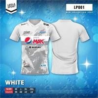 ราคา Victory เสื้อกีฬาคอวีแขนสั้นพิมพ์ลาย Pepsi รุ่น LP 001 (14776841607)