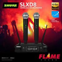 ราคา SHURE GLXD4 ไมโครโฟนคู่ไร้สายเสียงดี wireless microphone UHF 800MHZ ไมค์ลอยคู่ SM58S ตัวไมค์เป็นอลูมิเนียมแข็งแรงน้ำหนักเบา รับสัญญานได้ไกล (16874681794)