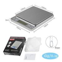 ราคา Alechaung เครื่องชั่งdigital 3kg 0 1g ตาชั่งดิจิตอล กิโลดิจิตอล ตาชั่งกิโล ตาชั่งน้ำหนัก ตาชั่ง ตราชั่งดิจิตอลkg usb ชาร์จได้ 2 ถาด Digital Scale (17049848966)