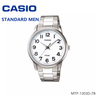 ราคา CASIO ของแท้ 100 นาฬิกาข้อมือผู้ชาย สายสแตนเลส MTP 1303D 7A พร้อมกล่องและรับประกัน 1 ปี MTP1303 (12457731640)