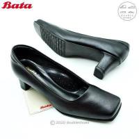 ราคา Bata รองเท้าคัทชู รองเท้ารับปริญญา หัวตัด สูง 2 นิ้ว ส้นหนา สีดำ 751 6774 ไซส์ 36 41 3 8 (1380868927)