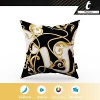 ราคา หมอนอิง tFactory ลาย Luxury บรรจุใยไมโครเจล ใยขนเป็ดเทียม เกรดAAA หมอนพรีเมี่ยม สกรีนลายสองด้าน Size 40x40 45 x45 cm ของขวัญ (16549339895)