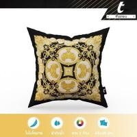 ราคา หมอนอิง tFactory ลาย Luxury บรรจุใยไมโครเจล ใยขนเป็ดเทียม เกรดAAA หมอนพรีเมี่ยม สกรีนลายสองด้าน Size 40x40 45 x45 cm ของขวัญ (16549339894)