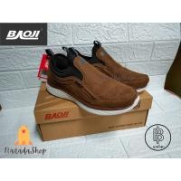 ราคา ลิขสิทธ์ แท้ 100 รองเท้าผ้าใบ แบบสวม สลิปออนชาย สีน้ำตาล Baoji BJM434 ใส่วิ่ง ใส่ทำงาน (16248338925)