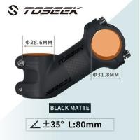 ราคา TOSEEK ZF ONE ก้านคาร์บอน25 35องศาก้านจักรยานเสือภูเขา31 8มม มือจับ60 70 80 90 100มม สีดำและสีแดงชิ้นส่วนจักรยาน (13405271649)