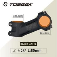 ราคา TOSEEK ZF ONE ก้านคาร์บอน25 35องศาก้านจักรยานเสือภูเขา31 8มม มือจับ60 70 80 90 100มม สีดำและสีแดงชิ้นส่วนจักรยาน (13405271640)