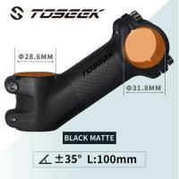 ราคา TOSEEK ZF ONE ก้านคาร์บอน25 35องศาก้านจักรยานเสือภูเขา31 8มม มือจับ60 70 80 90 100มม สีดำและสีแดงชิ้นส่วนจักรยาน (13405271651)