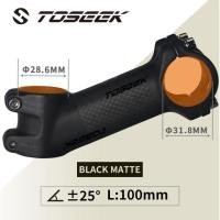ราคา TOSEEK ZF ONE ก้านคาร์บอน25 35องศาก้านจักรยานเสือภูเขา31 8มม มือจับ60 70 80 90 100มม สีดำและสีแดงชิ้นส่วนจักรยาน (13405271642)