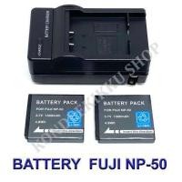ราคา FNP 50 NP 50 FNP50 NP50 แบตเตอรี่ แท่นชาร์จ แบตเตอรี่พร้อมแท่นชาร์จสำหรับกล้องฟูจิ Battery Charger Battery and Charger For Fujifilm X10 X20 XF1 XP100 XP150 XP200 F50F (14985931675)