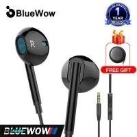 ราคา BlueWow M15หูฟัง หูฟังมีไมค์ หูฟังเบสหนักๆ หูฟังอินเอียร์ หูฟังเกมมิ่ง คุณภาพเสียงHIFIฟังค์ชั่นเยอะ เสียงคมชัดมีระบบตัดเสียงรบกวน ใช้ได้oppo vivo huawei (8688117368)