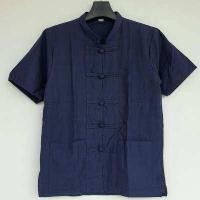 ราคา เสื้อพื้นเมือง เสื้อผ้าฝ้ายพื้นเมือง แต่งลายเชือก เสื้อผ้าฝ้ายผู้ชาย (15085832828)