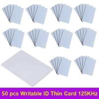 ราคา Thin Card 125khz writable rewrite T5577 RFID Keycard for rfid writer (381942983)