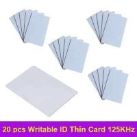 ราคา Thin Card 125khz writable rewrite T5577 RFID Keycard for rfid writer (381942982)