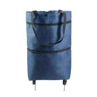 ราคา กระเป่าผ้า Shopping มีล้อลาก ถุงผ้าแฟชั่นลดโลกร้อน ถุงผ้าพับได้สีใสสดใส สินค้าใหม่ พร้อมส่ง (11665710795)