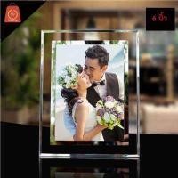 ราคา กรอบรูปกระจกคริสตัล ขนาด 6นิ้ว กรอบรูปกระจก กรอบรูป กระรูปกระจก (373741025)