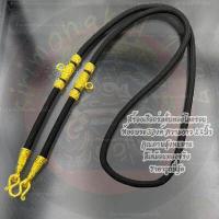 ราคา ด่วน วันนี้วันสุดท้ายหมดแล้วหมดเลย สร้อยคอห้อยพระ เชือกร่มคั่นทองตะขอทอง ยาว 24นิ้ว งานชุบเศษทองเยาวราช แบบร้านทองมีหลายตัวเลือก (15116390869)