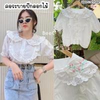ราคา Sunny เสื้อลูกไม้สีขาวคละแบบ เสื้อลูกไม้ปักฉลุ 30แบบ เสื้อลูกไม้ใส่ออกงาน น่ารักมากกกก (12943340609)