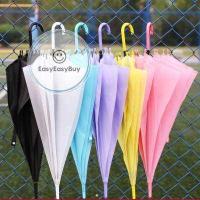 ราคา ร่มกันฝน หน้าฝน ร่มสีพาสเทล น่ารัก ez99 (10452437588)