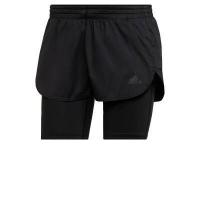 ราคา adidas RUNNING Run Fast Two in One Shorts Women Black HB9225 (11539826989)