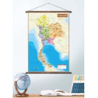 ราคา ภาพแขวนผนังแผนที่ชุดรัฐกิจประเทศไทย Political Map of Thailand (11836631386)