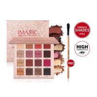 ราคา IMAGIC Cruelty Free อายแชโดว์ที่มีเสน่ห์16สีแต่งหน้า Palette Matte Eye Shadow Beauty Eye พร้อมแปรง (16457365010)