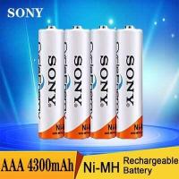 ราคา แบตเตอรี่ Sony ถ่านชาร์จ AA 4600mAh AAA 4300 mAh NIMH Rechargeable Battery 4 ก้อน (16756258369)