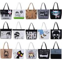 ราคา IN THE BAGS กระเป๋าผ้า CANVAS กระเป๋าผ้าแคนวาสเกรดพรีเมี่ยม มีซิป 2 จุด ลายเก๋น่ารัก (3370460366)