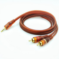 ราคา 1 5M 3M 5M 10M 3 5มม ถึง2สายสัญญาณเสียง RCA สำหรับโทรศัพท์ หูฟัง ลำโพงสีดำ3 5มม แจ็คสเตอริโอ2 RCA ชาย Aux สายเคเบิ้ล Audio (10780752701)