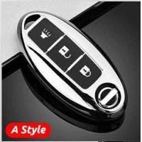 ราคา Soft TPU รถกุญแจรีโมตโครงเปลือกนอกเคส Nissan Qashqai X Trail T32 T31 Juke J10 J11เตะ Tiida Pathfinder หมายเหตุสำหรับ Infiniti (8684308053)