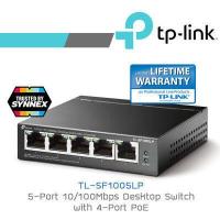 ราคา TP LINK TL SF1005LP 5 Port 10 100Mbps Desktop Switch with 4 Port PoE ประกัน SYNNEX BY BILLIONAIRE SECURETECH (3305312297)