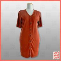 ราคา ส่งเร็ว ส่งไว เดรส ผ้าร่อง ไฮโซ สำหรับ สาวอวบ สาวอ้วน คนอ้วน อวบ Plus size (16207186258)