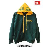 ราคา ซิปเหล็ก เสื้อคลุมกันหนาว New York เสื้อแขนยาว เสื้อกันหนาว เสื้อฮู้ด เสื้อกันหนาวมีฮู้ด hoodie เสื้อนิวยอร์ก (5814006098)