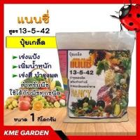 ราคา ปุ๋ยเกร็ด แนนซี่ สูตร 13 5 42 เร่งแป้ง เพิ่มน้ำหนัก เร่งสี บำรุงผล เพิ่มผลิต ฮอร์โมนพืช อาหารเสริมสำหรับพืช ใช้ได้กับพืชทุกชนิด 1 KG (11316009918)
